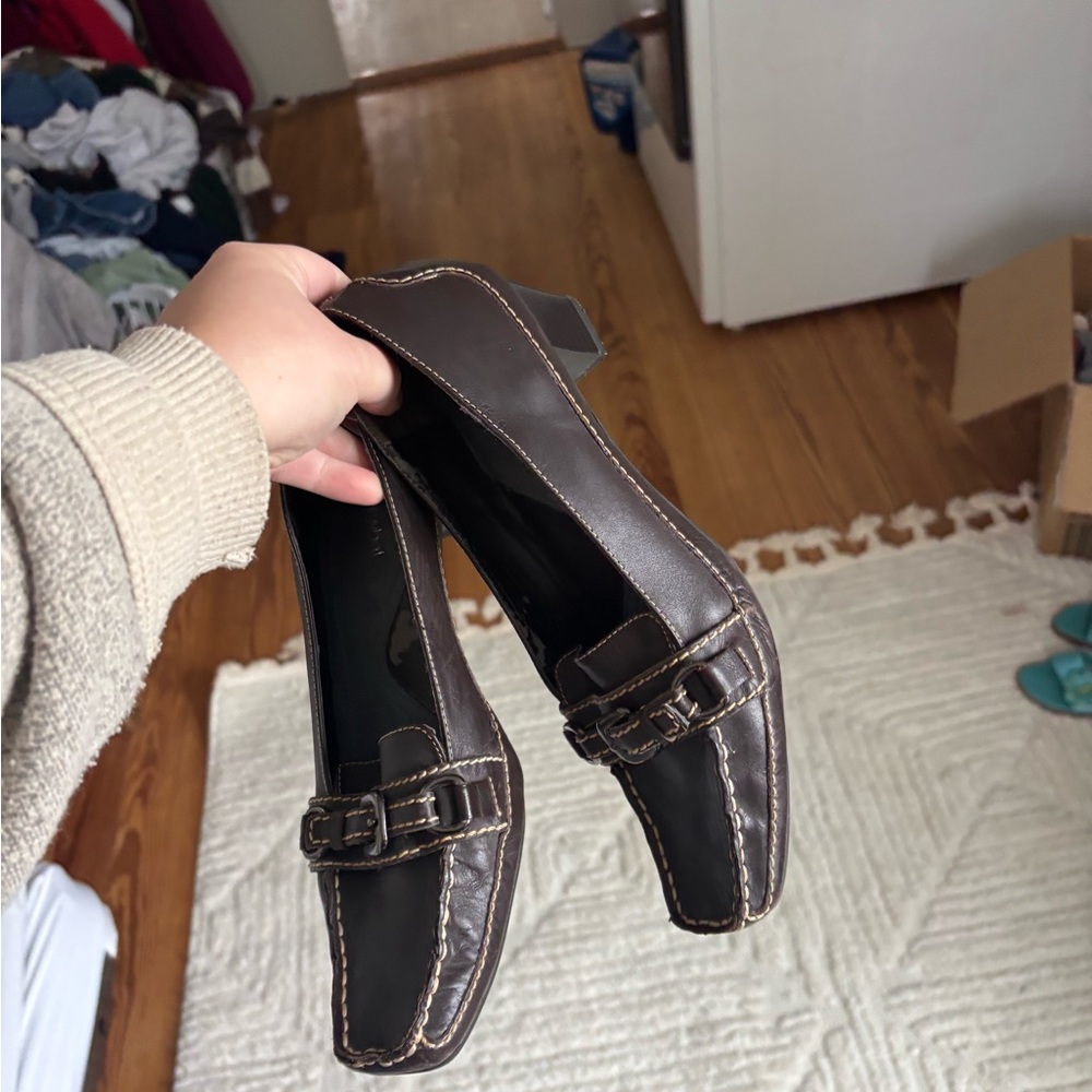 Vintage y2k Brown Loafers - Picture 4 of 7